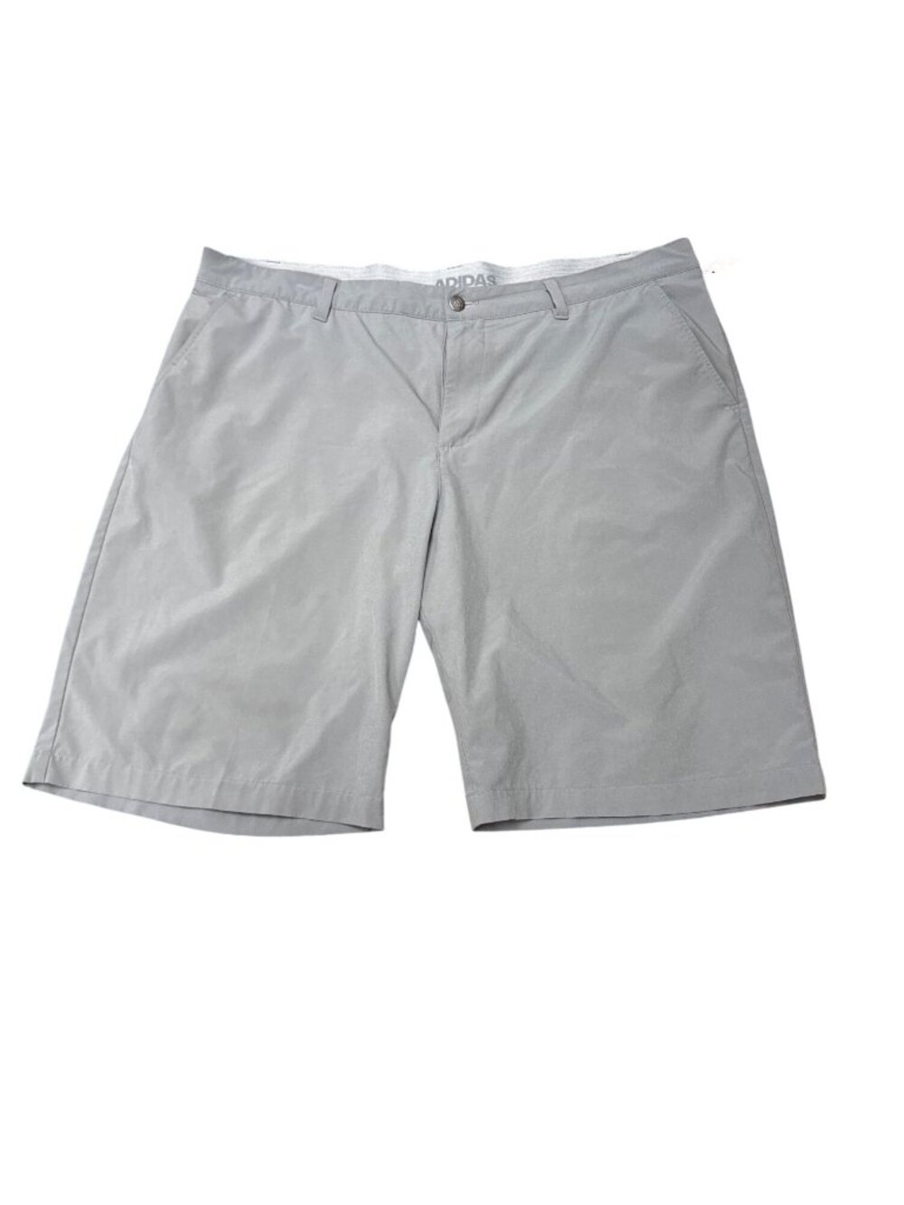 Adidas Mens Gray Golf Shorts Size 40 Lightweight Casual Performance Wear